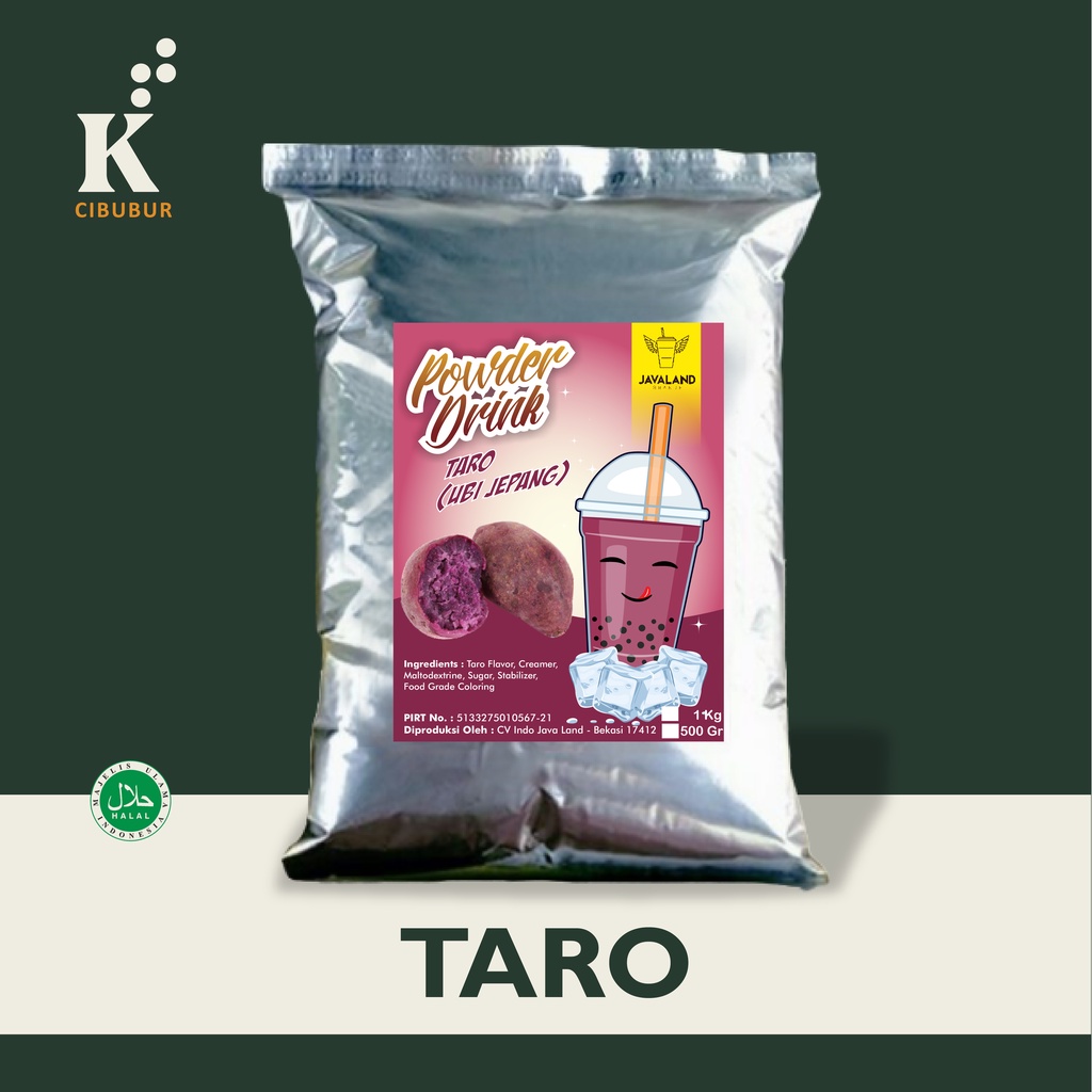 

rasa TARO Bubuk Minuman kiloan bubble Powder drink coklat Original Javaland