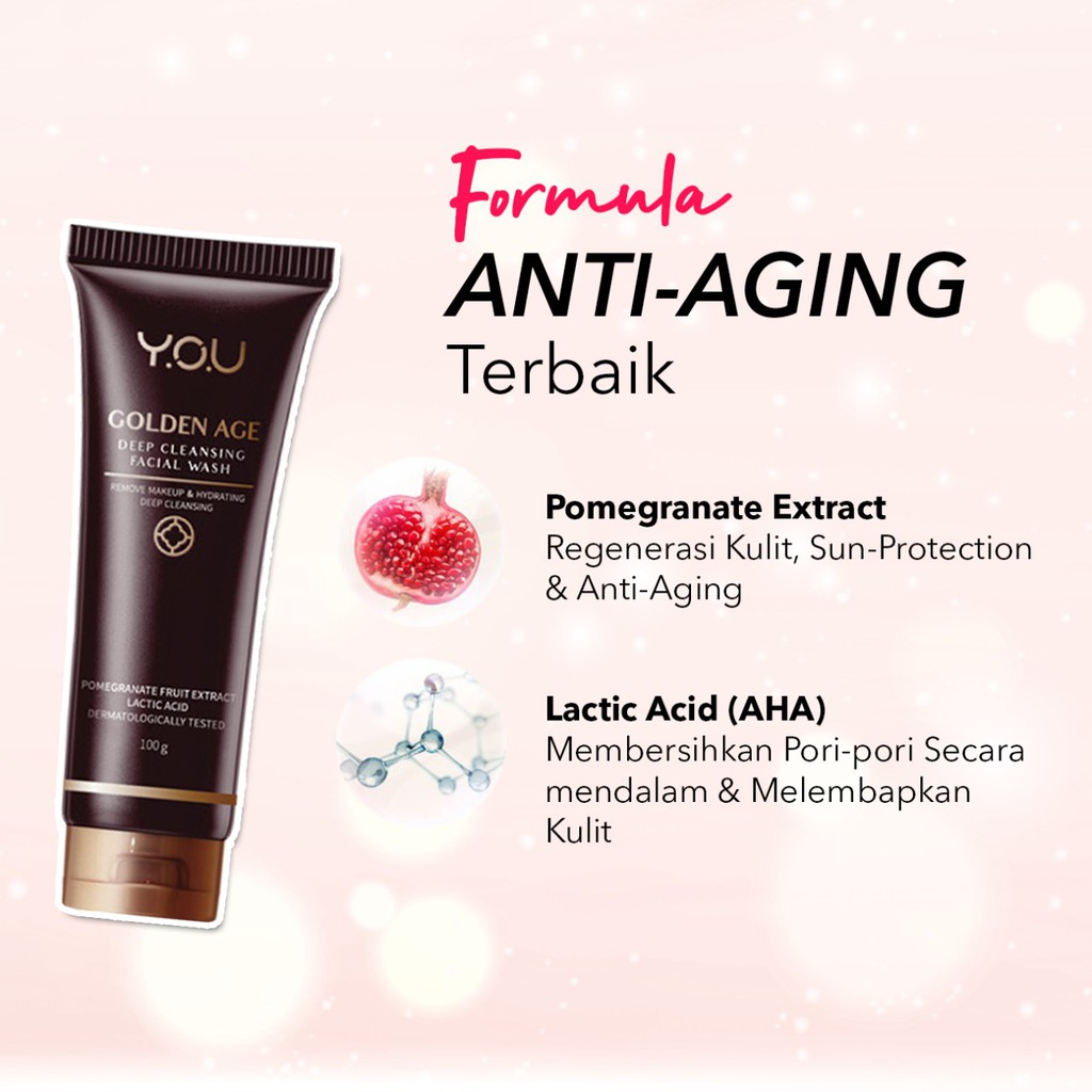Kosmetik You Golden Age Deep Cleansing Facial Wash 100g