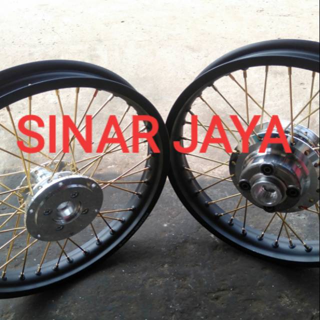 paket velg jari 140 160 185 215 17 or 18 megapro gl pro tiger cb150r primus gl max tiger revo verza 