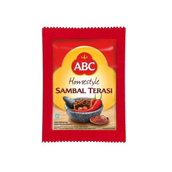 

ABC SAMBAL EXT TERASI 10 PCS X 20 GR