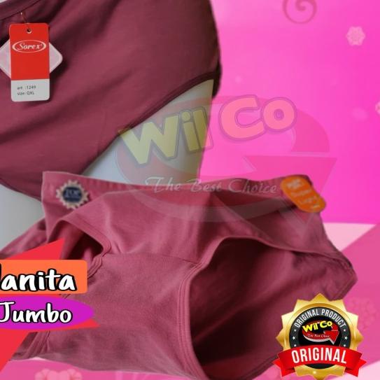 ♚ K112 | CD WANITA SOREX JUMBO | CELANA DALAM WANITA JUMBO | CD EXTRA - XXXXL ➮