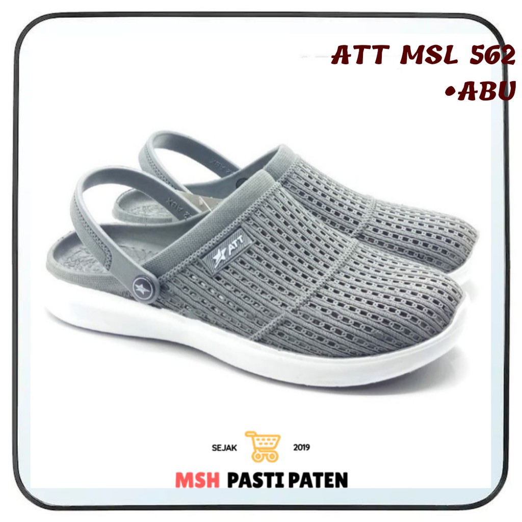 Sepatu tali belakang pria Sandal baim att anti air anti slip