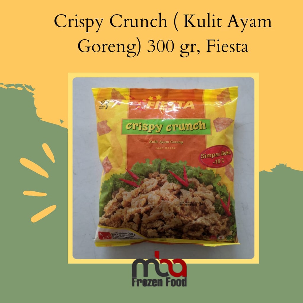 

Crispy Crunch ( Kulit Ayam Goreng) 300 gr, Produk Fiesta - FROZEN FOOD