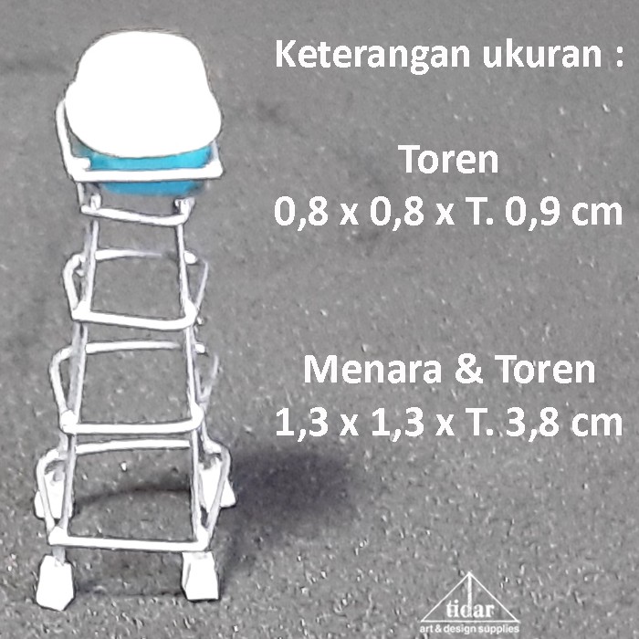 

[MR] Miniatur Maket Menara Tangki / Toren / Tandon Air Skala 1:100