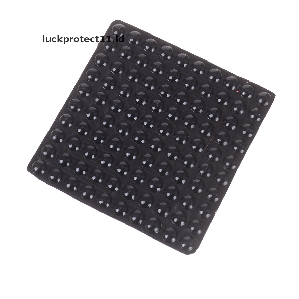 //HG&amp;ID// 100Pcs Black Self Adhesive Rubber Feet Semicircle Bumpers Door Buffer Pad .