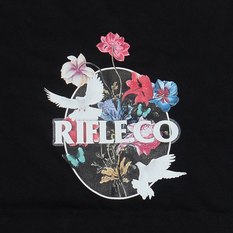 Rifle.co Tshirt black rose