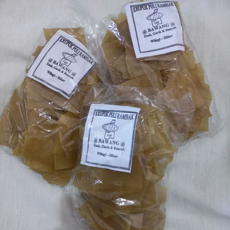 

KERUPUK PULI RAMBAK RENYAH CAP BAWANG