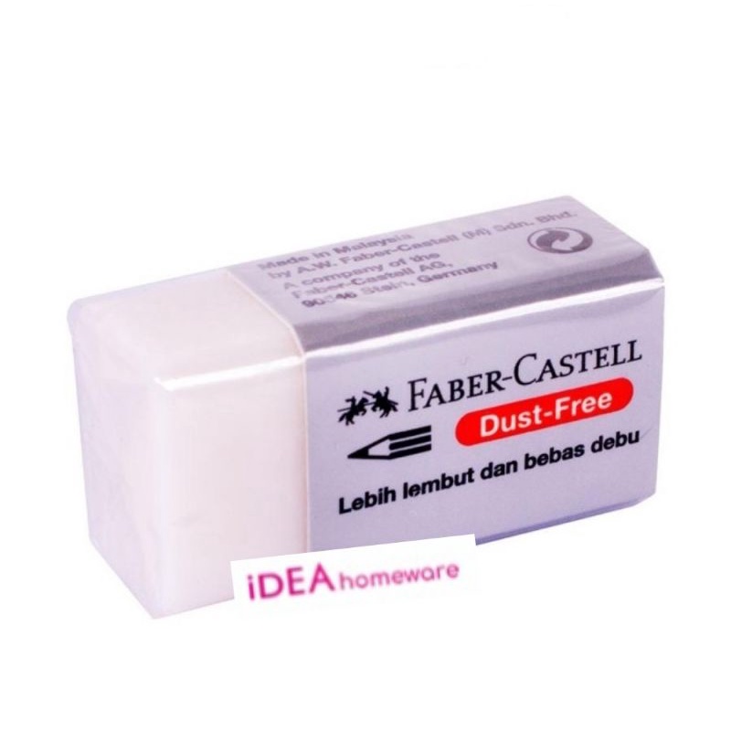 

Penghapus Faber Castell Dust Free Putih Kecil White Eraser Satuan