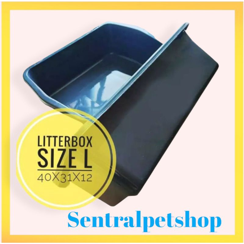 Litter Box Kucing Besar Bak Pasir Kucing Jumbo