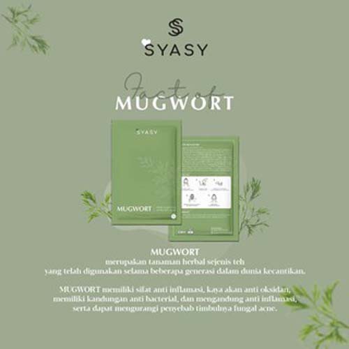 [BUY 5 GET GIFT] MASKER MUGWORT FACE MASK 15gr BY SYASY