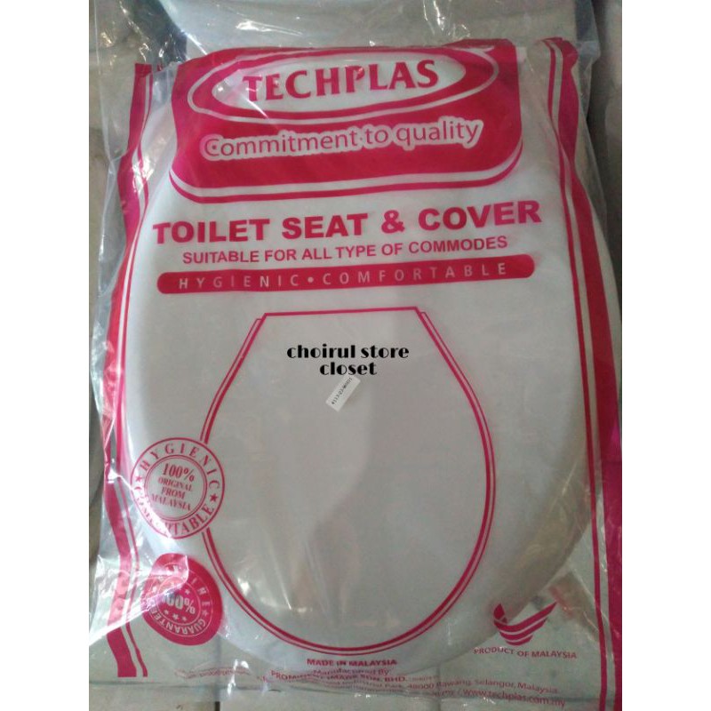kaver closet duduk universal tutup wc  dudukan tutup closet duduk