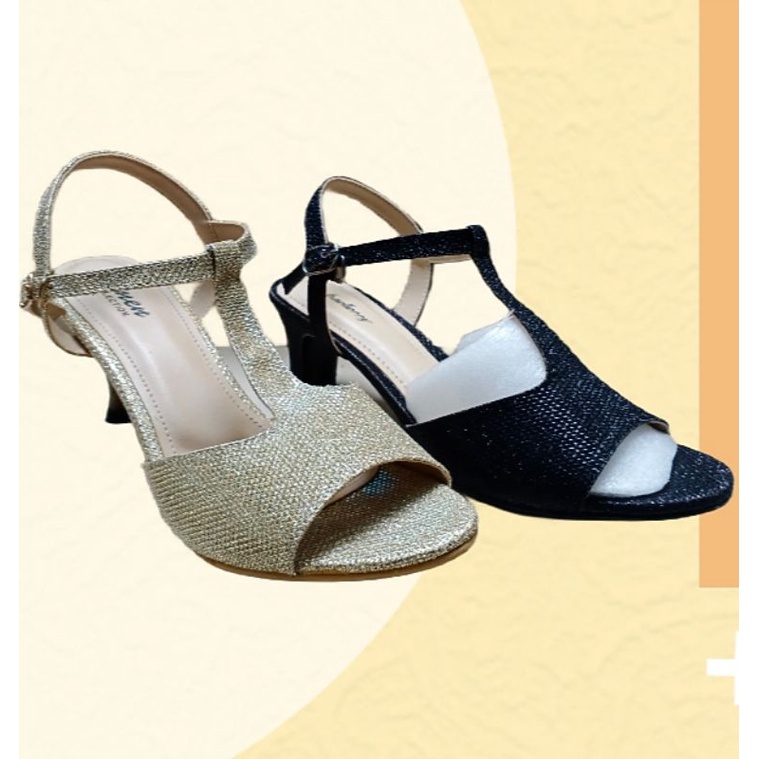 sepatu sendal wanita heels pesta sendal pesta