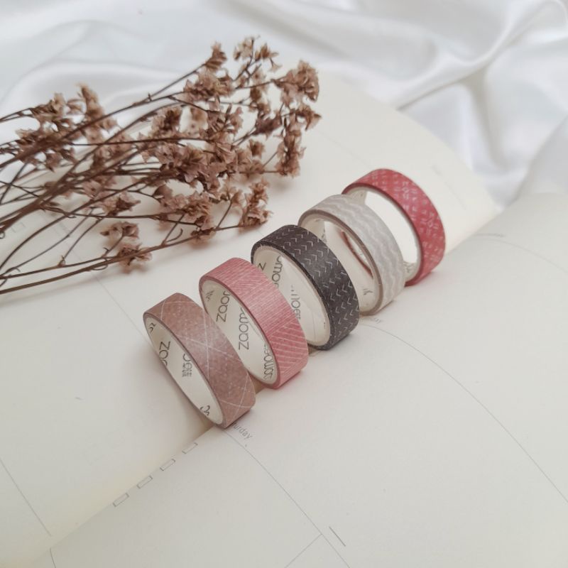 

Washi Tape Selotip Motif Lucu untuk dekorasi Journaling Scrapbook Diary Notes Notebook DIY Sticker