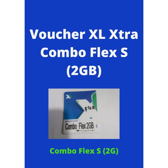 Voucher Kuota XL Xtra Combo Flex S (4GB), Xl Combo Flex 4GB Nasional