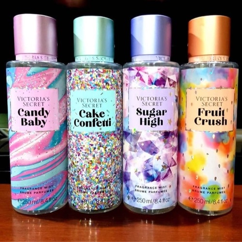 PARFUM BODYMIST VS CANDY BABY / CAKE CONFEITTI / SUGAR HIGH / FRUIT CRUSH ORI-IMPORT 250ML