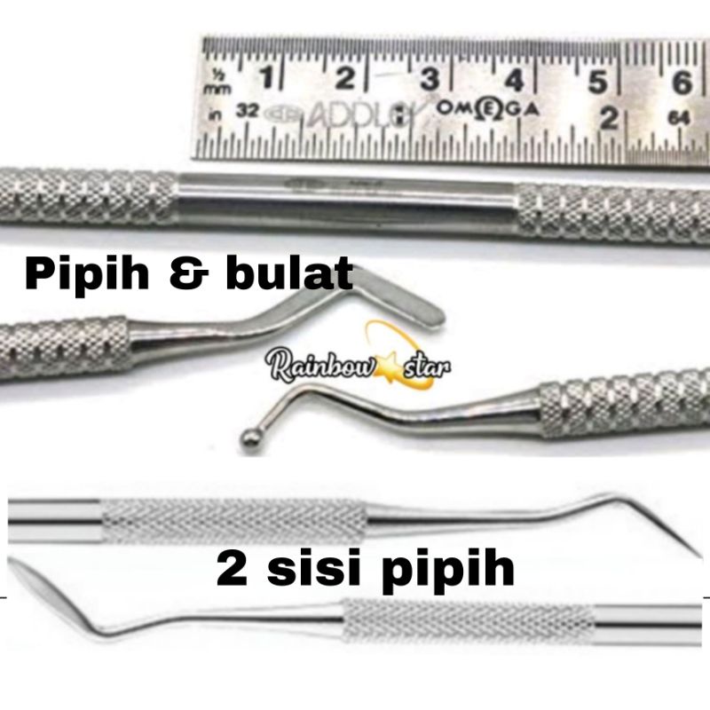 Dental Filling Compact / Instrument Plastis Filling / Alat Penghilang Plak Gigi / Cement Stopper