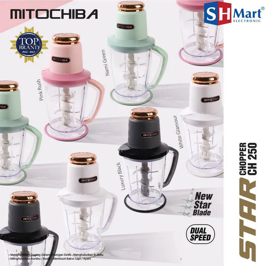 MITOCHIBA FOOD CHOPPER CH250 NEW STAR BLADE 2 LITER 9 MATA PISAU PENGGILING DAGING / BLENDER SERBAGUNA