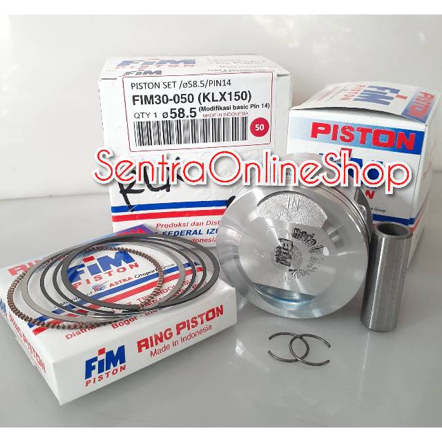 Piston Seher Kit KLX 150 Oversize 50 FIM