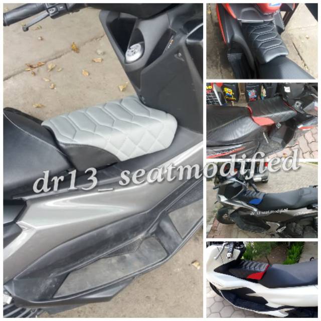JOK BONCENGAN ANAK PORTABLE MULTI FUNGSI MOTIF JAHIT