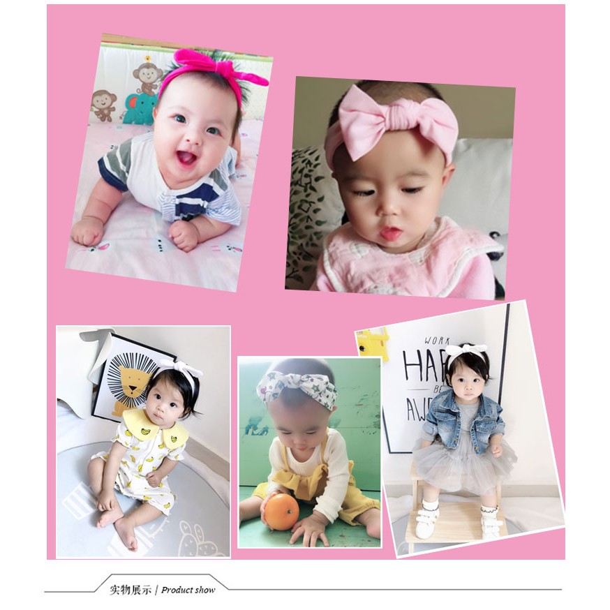 [1KG 26PCS] Babyland Set Bandana Bayi Dengan Model Ikatan Pita