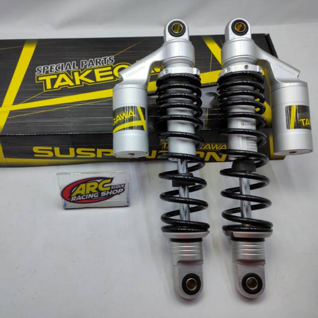 Shock tabung TAKEGAWA 320 hitam skok tabung atas takegawa 32 black silver shockbreaker