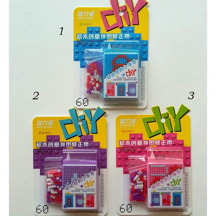 

TIP EX Lego / Tip X Lego / Correction Tape DIY Puzzle