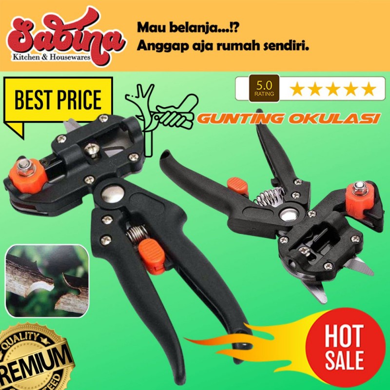 Gunting Okulasi Stek Dahan Tanaman Grafting Pruning Tool Taffware