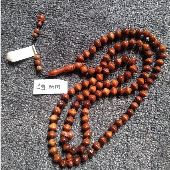 tasbih kokka wajik  ± 9 mm ( 9mm ) 99 butir