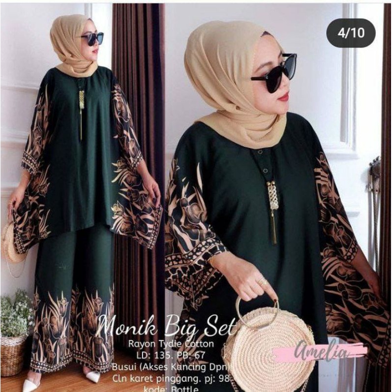 Baju Setelan Wanita Setelan Wakawaka Jumbo Terbaru Kain Rayon Tebal Ld 135