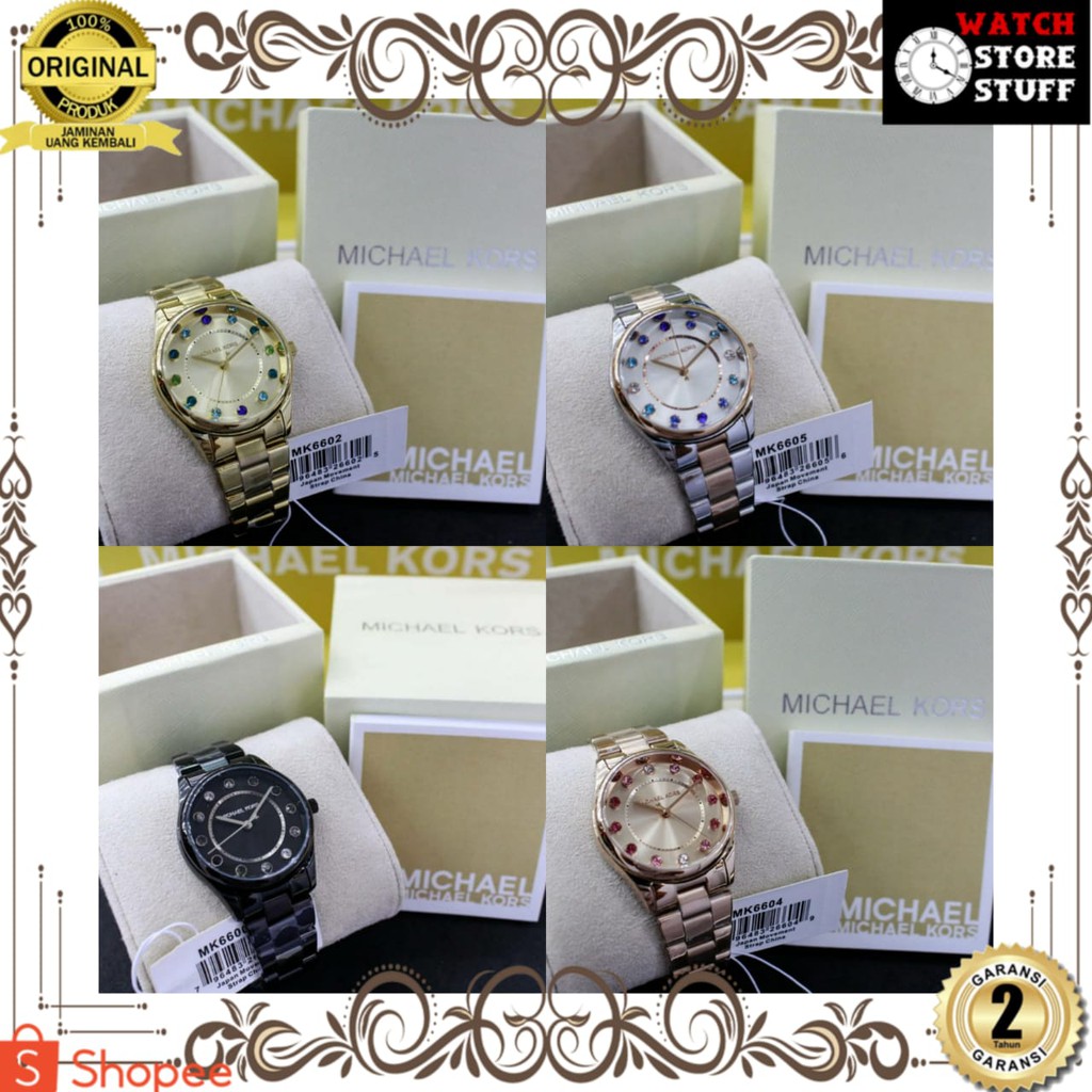 JAM TANGAN PRIA WANITA | RANTAI | KULIT | KARET | MURAH | WANITA MICHAEL KORS COLLETTE MK6602 MK6605