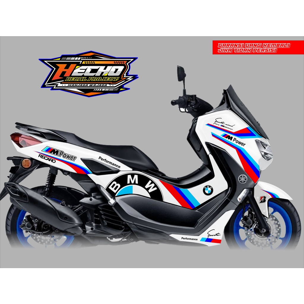 DECAL NEW NMAX STIKER DEKAL NEW OLD NMAX FULL BODY BMW MOTO SPORT