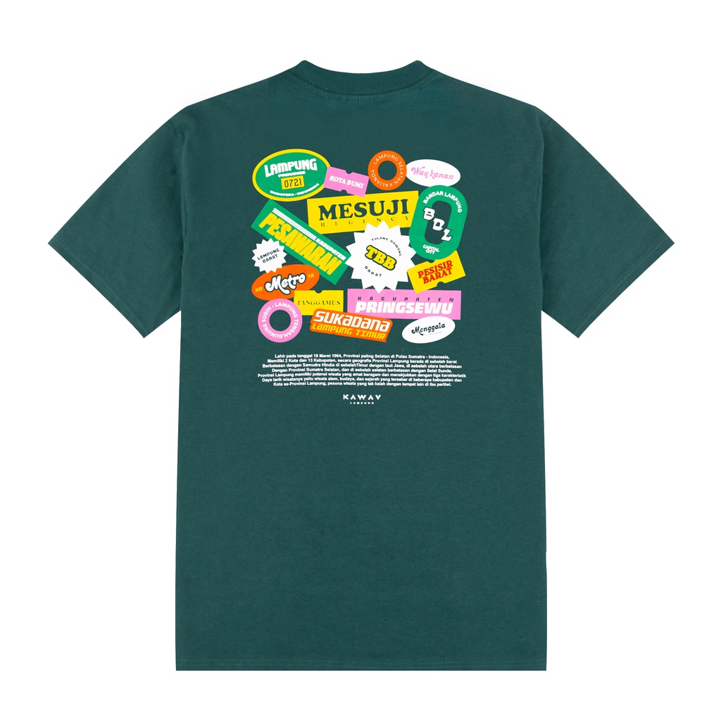 Kaway T-shirt Kaos CITY SLAP GREEN