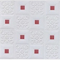 ✧YUKSHOPING✧ Wallpaper Dinding 3d Motif Gambar Wallfoam Dekorasi Kamar Murah R535-CLASSIC MERAH