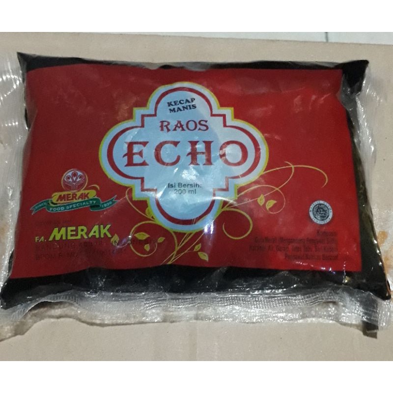 

Kecap manis RAOS ECHO/kecap manis/kecap Bantal 200ml