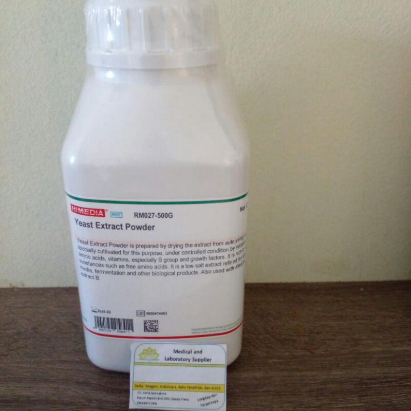 

Yeast Extract Powder HIMEDIA 25 GRAM DAN 50 GRAM ECER
