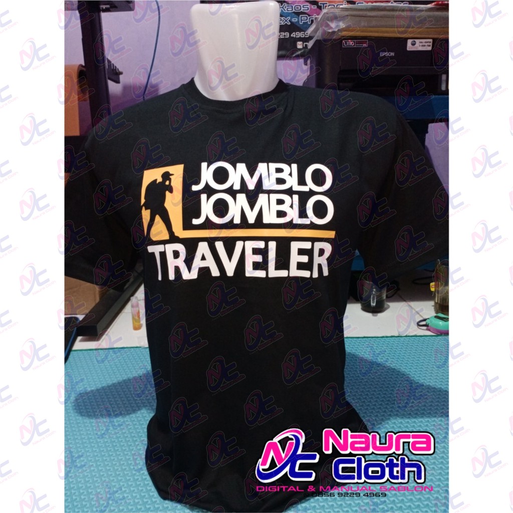 Kaos Baju Jomblo Traveler - Kaos Adventure - Kaos Traveling