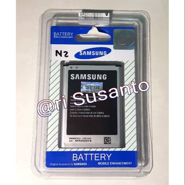 Baterai Samsung Galaxy Note 2 GT-N7100 (Kualitas Original 100%)