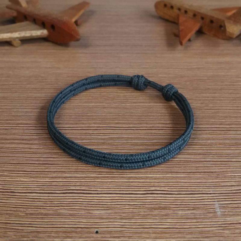 SLIDING KNOT/GELANG TALI PRIA WANITA/GELANG COUPLE /simple knot