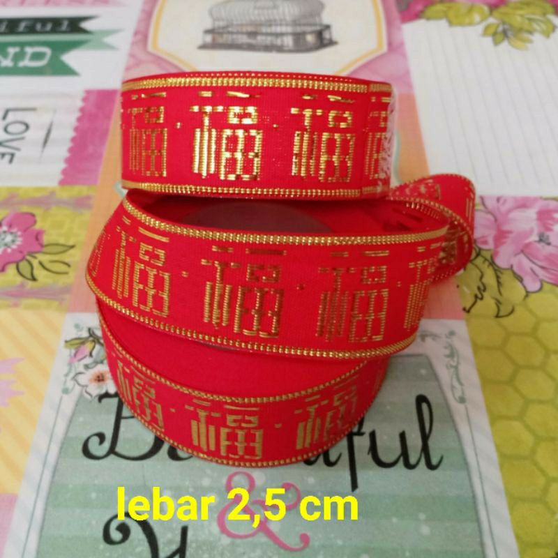 

Pita Hiasan Imlek Fu