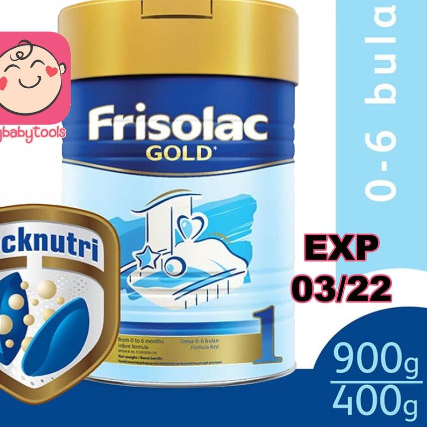 Termurah!! (wix-491) FRISOLAC GOLD 1 900GR 400GR 0 - 6 BULAN TIN