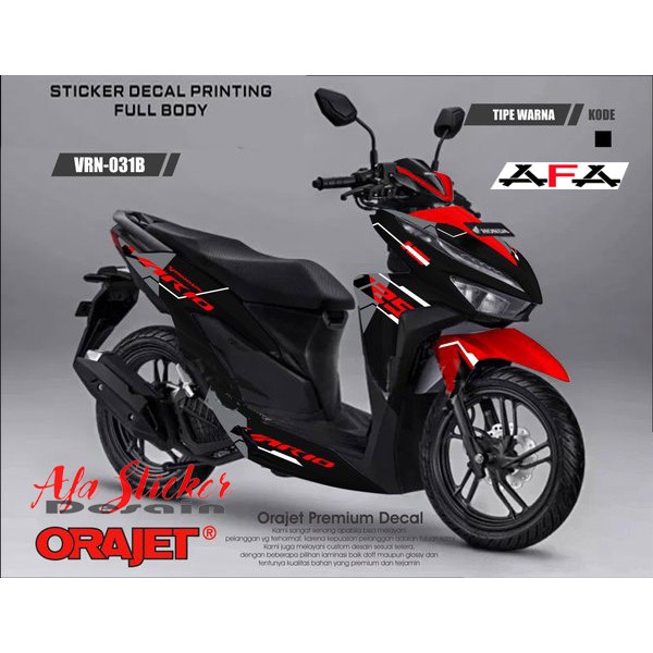 Jual Stiker Motor - DECAL Sticker - Stiker Full Body for HONDA NEW