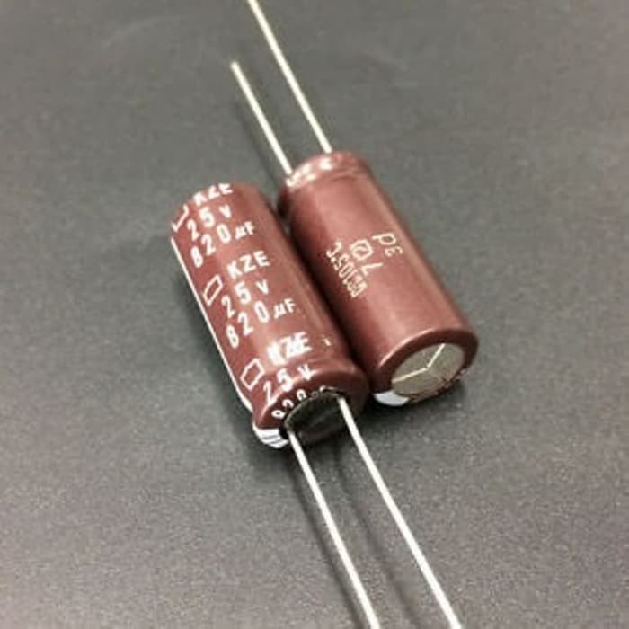 capacitor elco 820uF 25V Nippon Chemicon KZE Er~1566