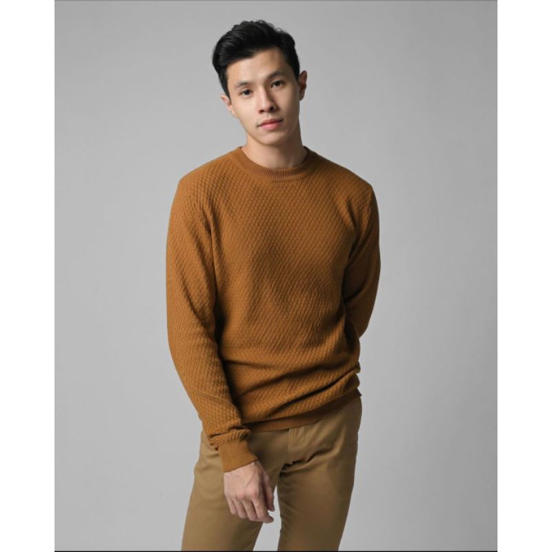 VINETTO KNITWEAR LIGHT BROWN BY MALE.ID
