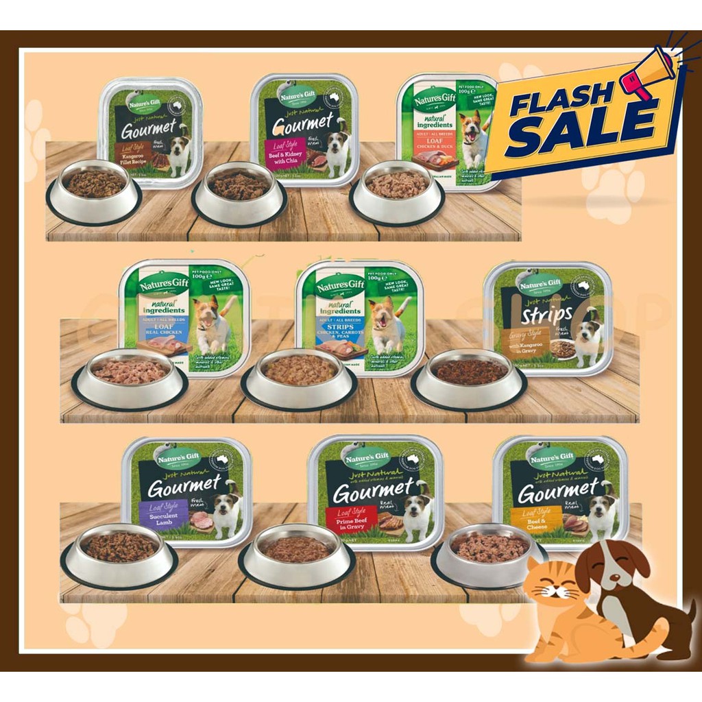 MAKANAN ANJING NATURE'S GIFT 100 GR-DOG FOOD [ ALL VARIAN]