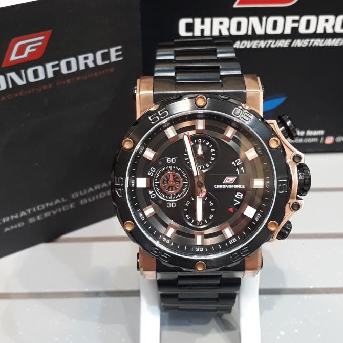Jam Tangan Pria Original Chronoforce 5321G - Abu-Abu Tokobaruandry74