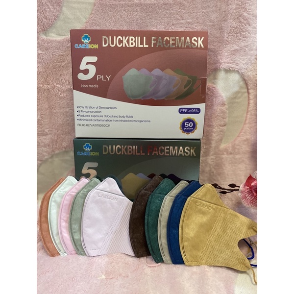 Masker duckbill CAREION 5ply (50pcs)