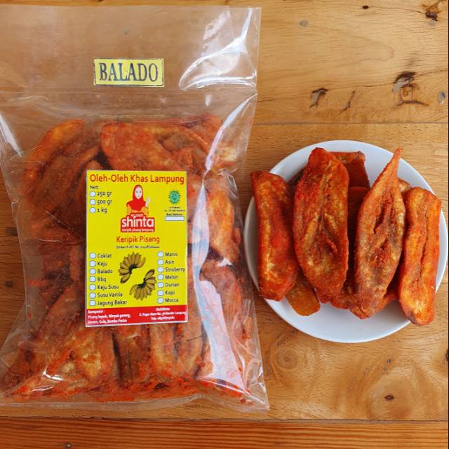 

KERIPIK LAMPUNG OLEH SHINTA RASA BALADO / KERIPIK PISANG KEPOK