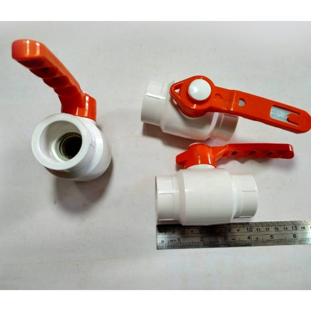 Balvalep pvc gg besi 1&quot; / Stop kran gg besi cab