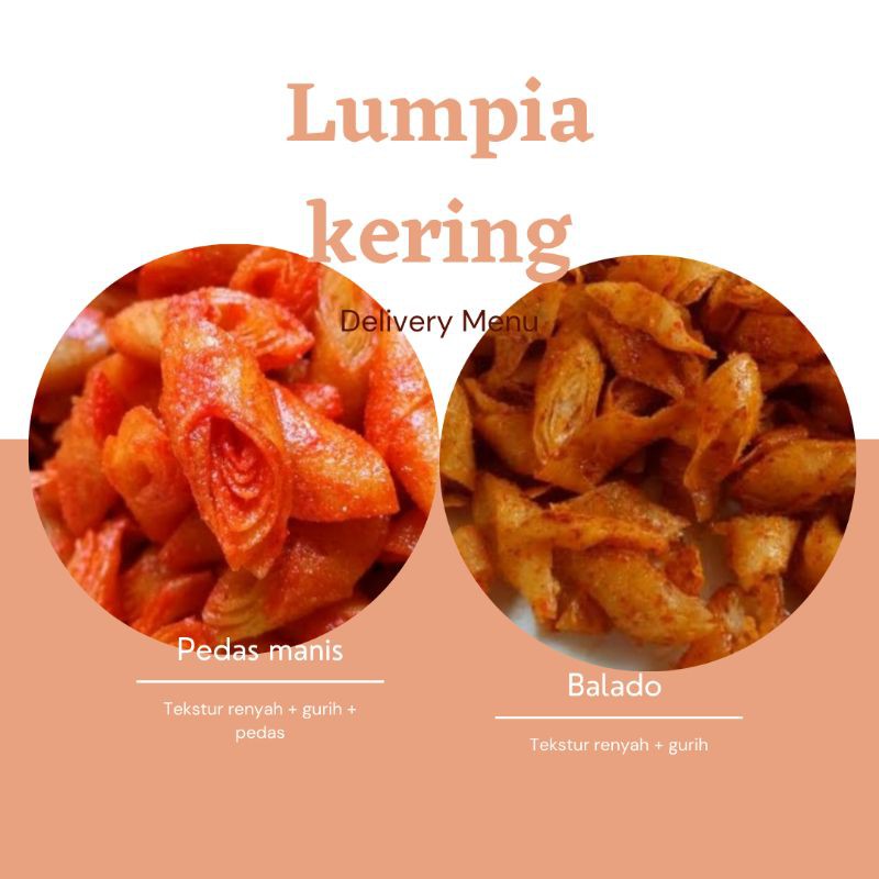 

Snack ringan lumpia kering