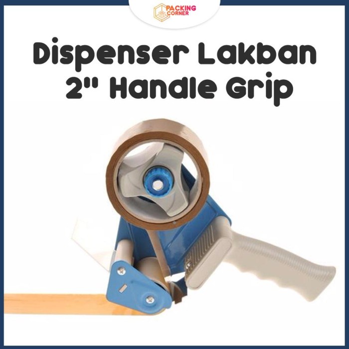 

Terlaris Dispenser / Alat Pemotong Lakban 2 Inch Gagang Tempat Roll Cutter Tape Hot Sale